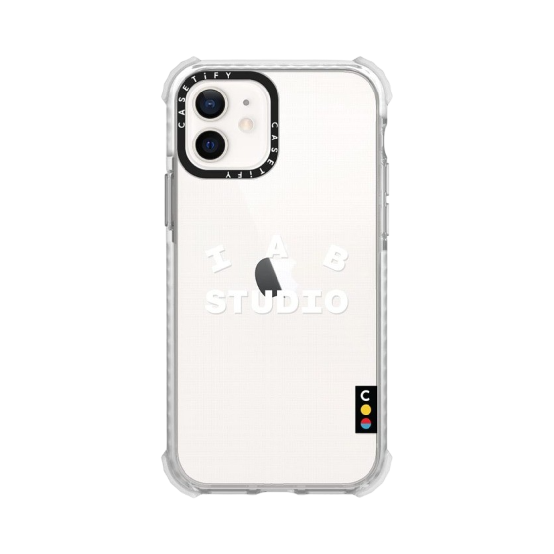 케이스티파이 x 아이앱 스튜디오 아이폰 화이트 로고 울트라 임팩트 범퍼 케이스 클리어(Casetify x IAB Studio iPhone White Logo Ultra Impact Bumper Case Clear) - 7