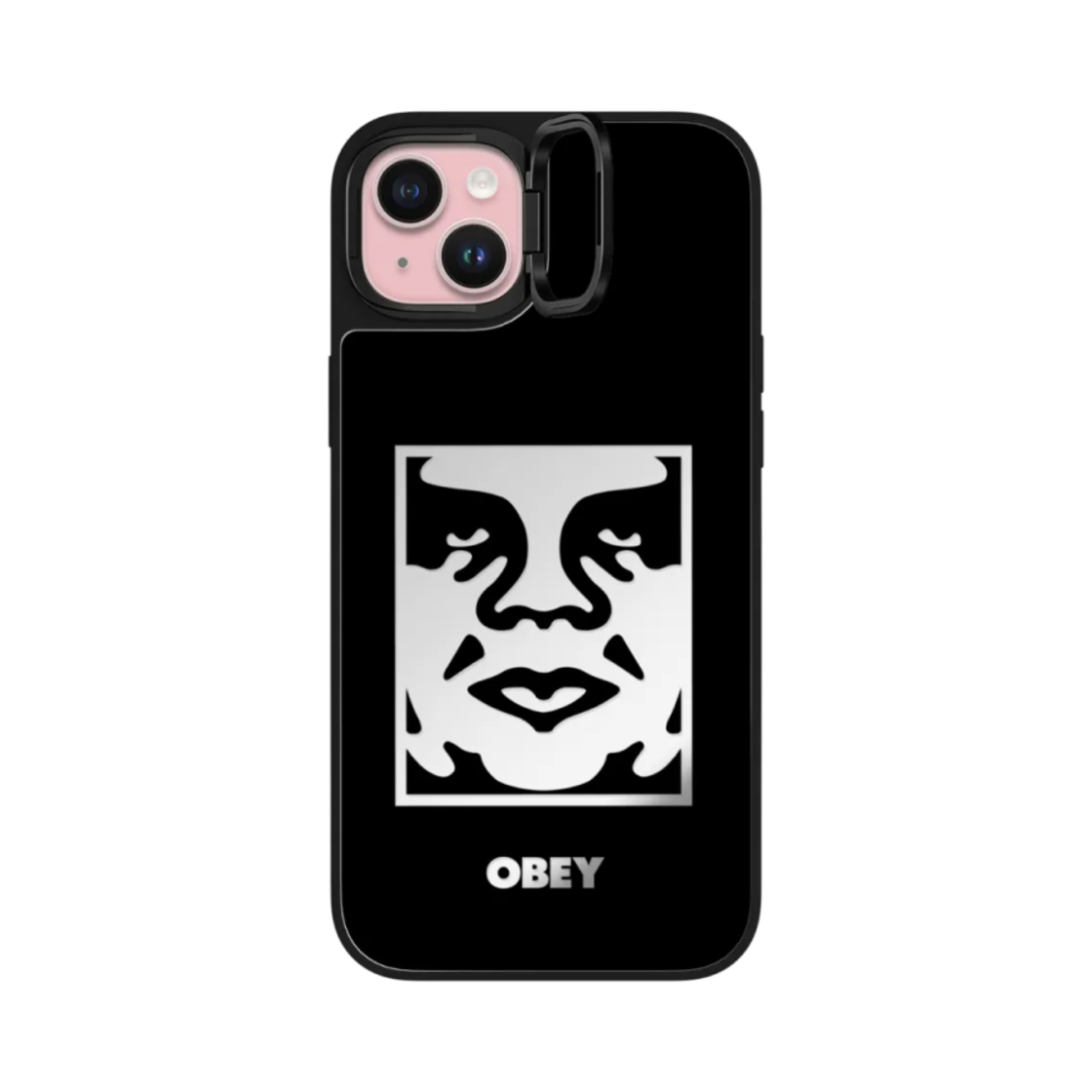 케이스티파이 x 오베이 아이폰 맥세이프 아이콘 페이스 울트라 바운스 케이스 블랙(Casetify x Obey iPhone Magsafe Icon Face Ultra Bounce Case Black) - 3