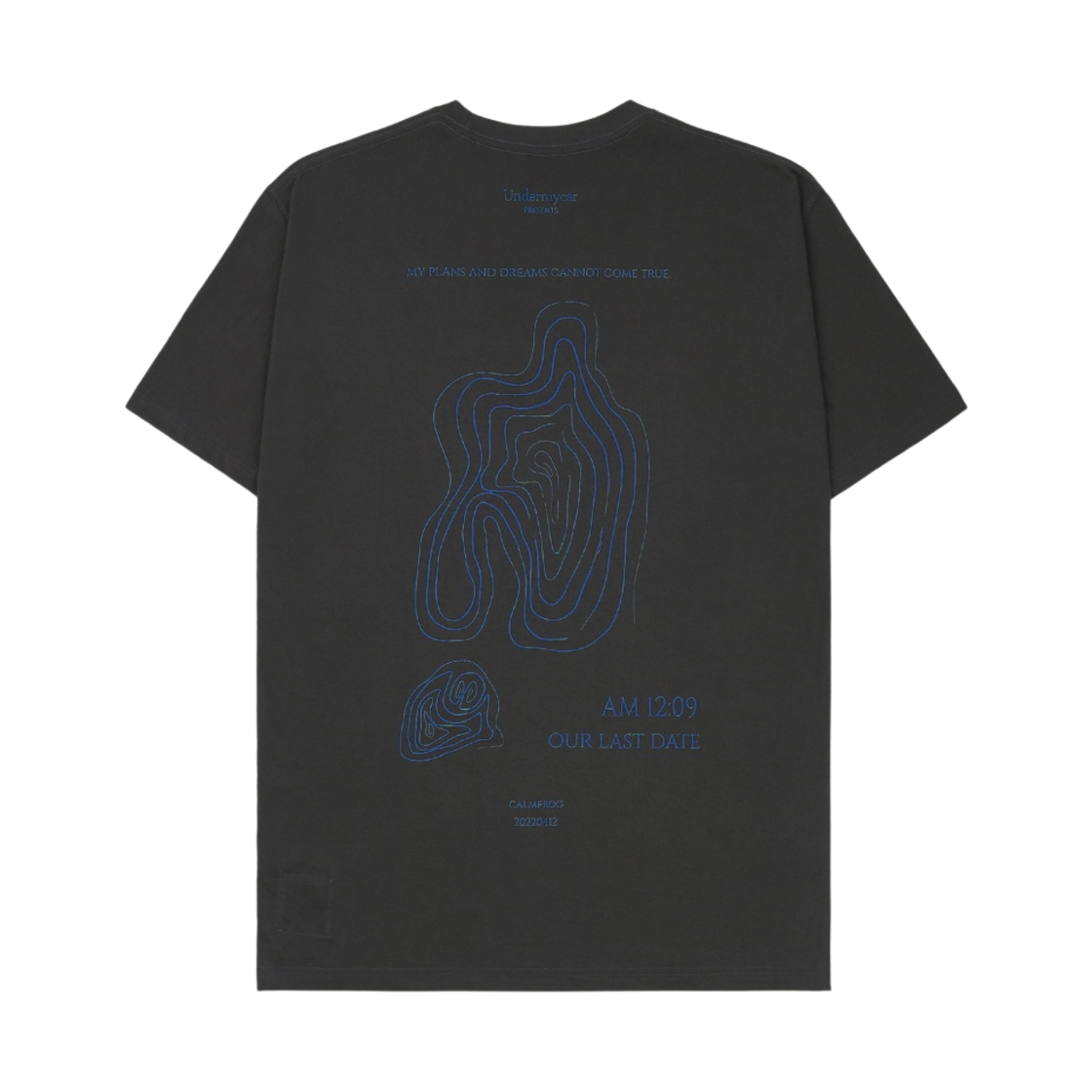 22SSUMCLDIB Undermycar Our Last Date T-Shirt Ibiza Blue - 22SS