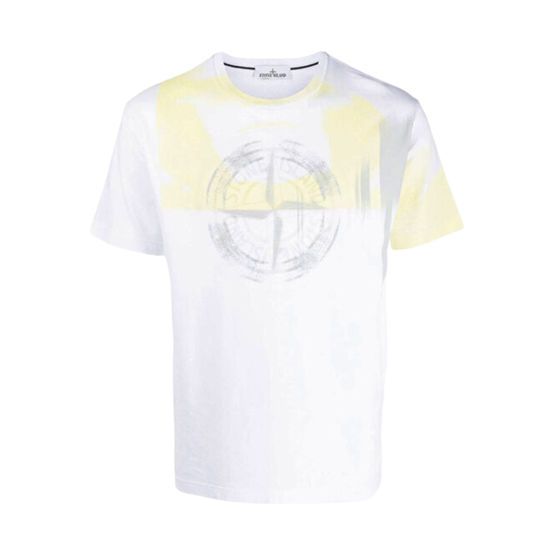 스톤 아일랜드 2NS88 모션 새츄레이션 투 가먼트 다이드 티셔츠 화이트 - 22FW(Stone Island 2NS88 Motion Saturation Two Garment Dyed T-Shirt White - 22FW) - 1