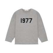 Essentials 1977 Raw Edge Sweater Dark Oatmeal - 22SS