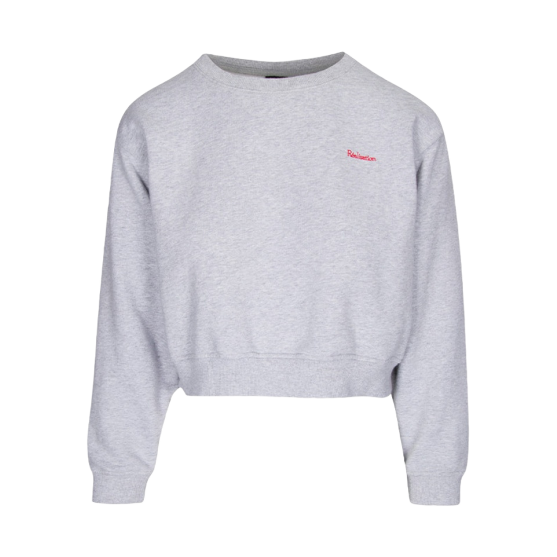 (W) 리얼리제이션 리얼 스웨트셔츠 그레이((W) Realisation Real Sweatshirt Grey)