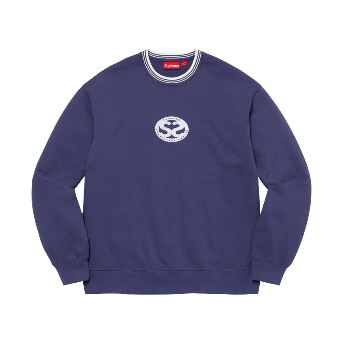 슈프림 더블 S 크루넥 네이비 - 22SS(Supreme Double S Crewneck Navy - 22SS) - 1