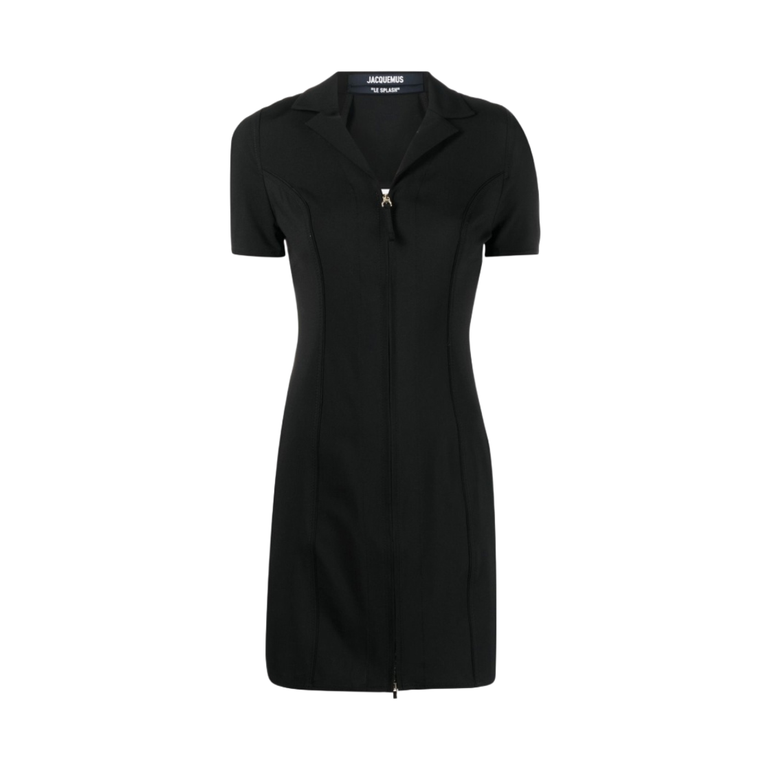 (W) 자크뮈스 텐젤로 미니 테니스 드레스 블랙((W) Jacquemus Tangelo Mini Tennis Dress Black) - 1