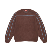 Supreme Back Stripe Sweater Brown - 24FW