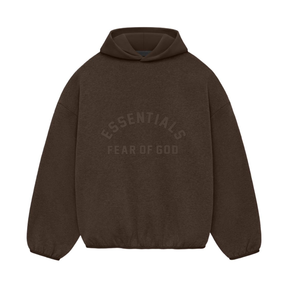 에센셜 나일론 플리스 후드 헤더 우드 우드 - 24SS(Essentials Nylon Fleece Hoodie Heather Wood Wood - 24SS) - 1