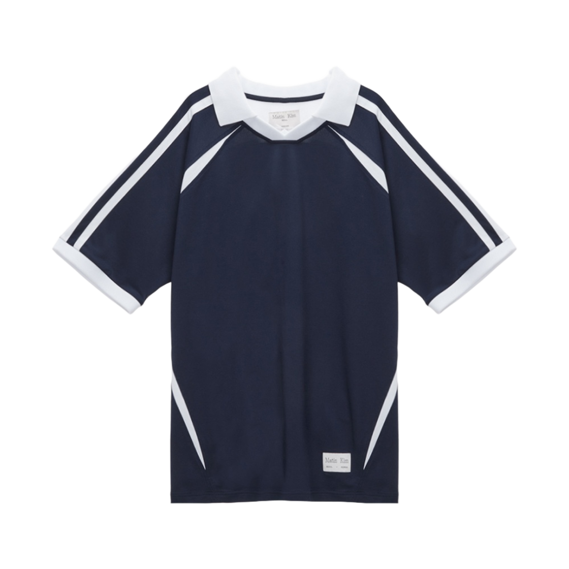 正規品　Matin Kim SPORTY TRACK JERSEY TOP 마뗑킴 스포티 트랙 져지 탑 네이비 | Matin Kim | KREAM