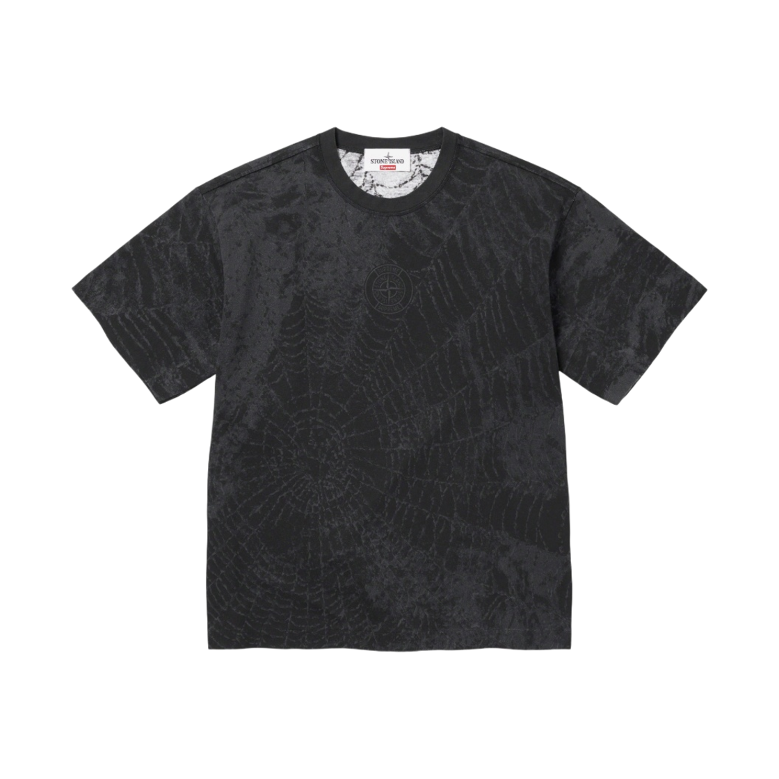 슈프림 x 스톤 아일랜드 숏슬리브 탑 블랙 - 23FW(Supreme x Stone Island S/S Top Black - 23FW)