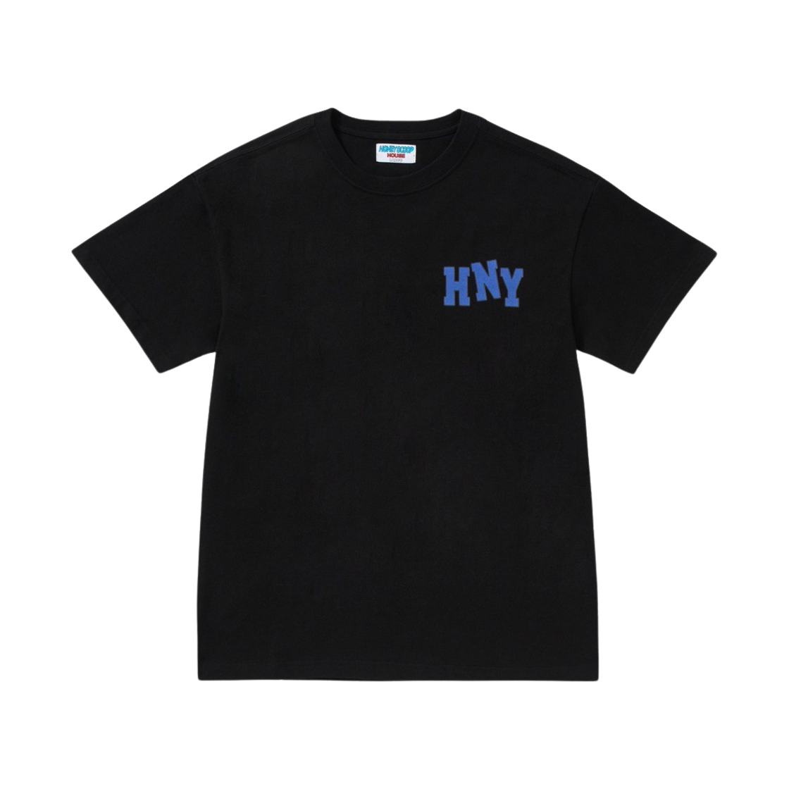 허니스쿱하우스 HNY 로고 티셔츠 블랙(Honey Scoop HNY House Logo T-Shirt Black)