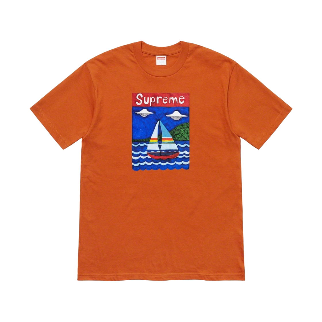 슈프림 세일보트 티셔츠 러스트 - 20SS(Supreme Sailboat T-Shirt Rust - 20SS) - 1