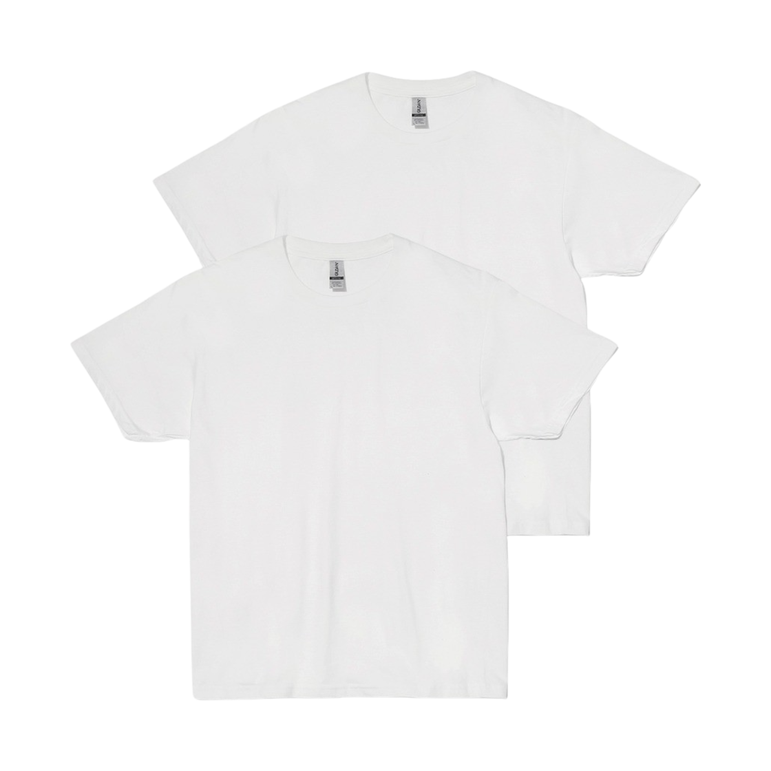 길단 라이트 코튼 티셔츠 화이트 (2팩)(Gildan Light Cotton T-Shirt White (2Pack))