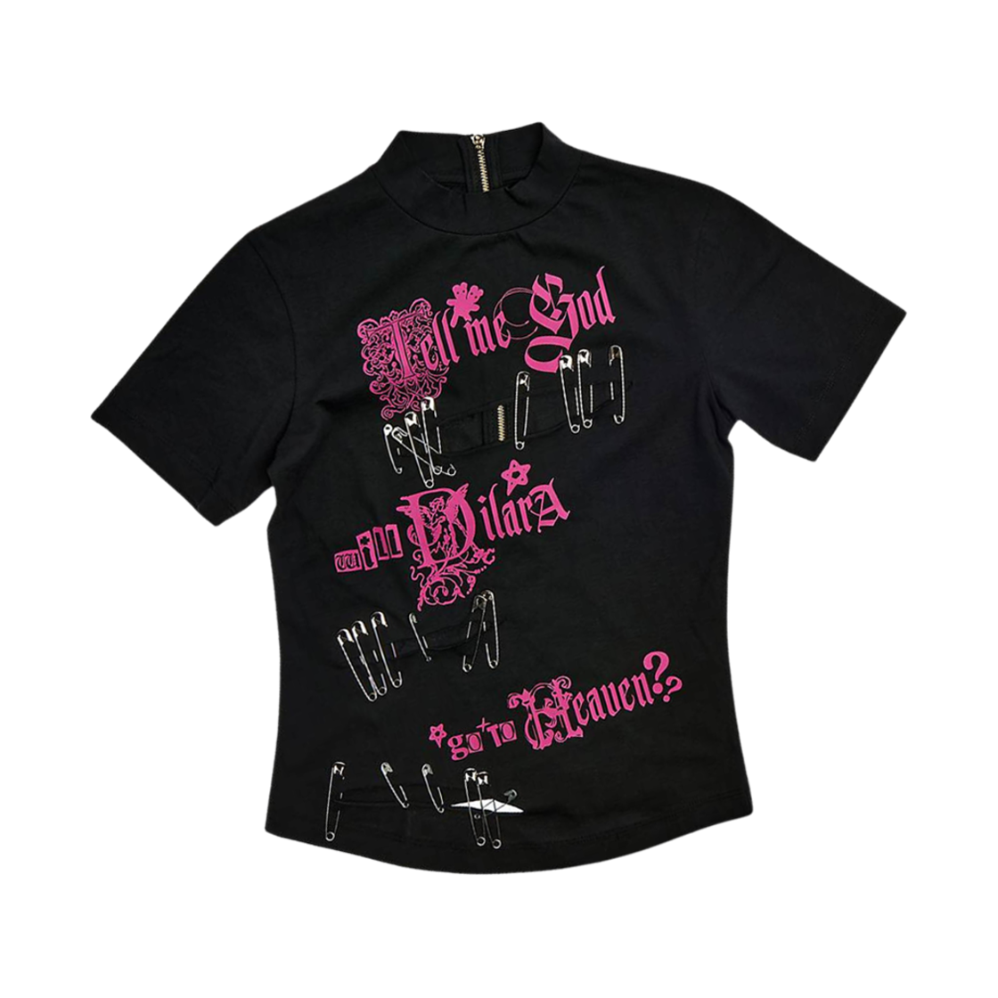 (W) 헤븐 바이 마크 제이콥스 딜라라 베이비 티셔츠 블랙((W) Heaven by Marc Jacobs Dilara Baby T-Shirt Black)
