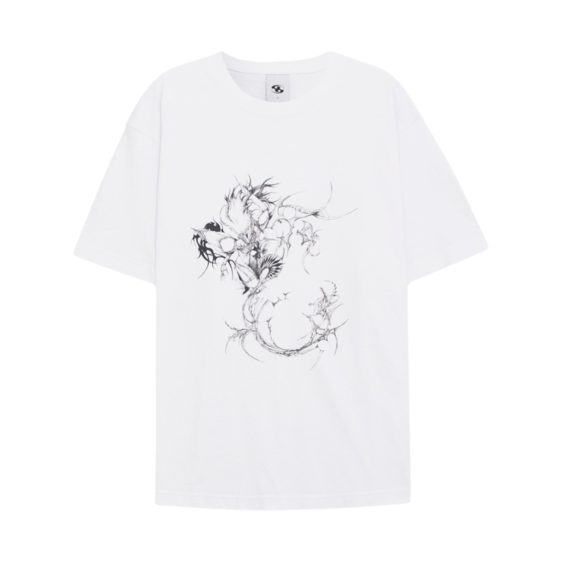 산산기어 x 롤 카이사 티셔츠 화이트(Sansan Gear x LOL Kaisa T-Shirt White)
