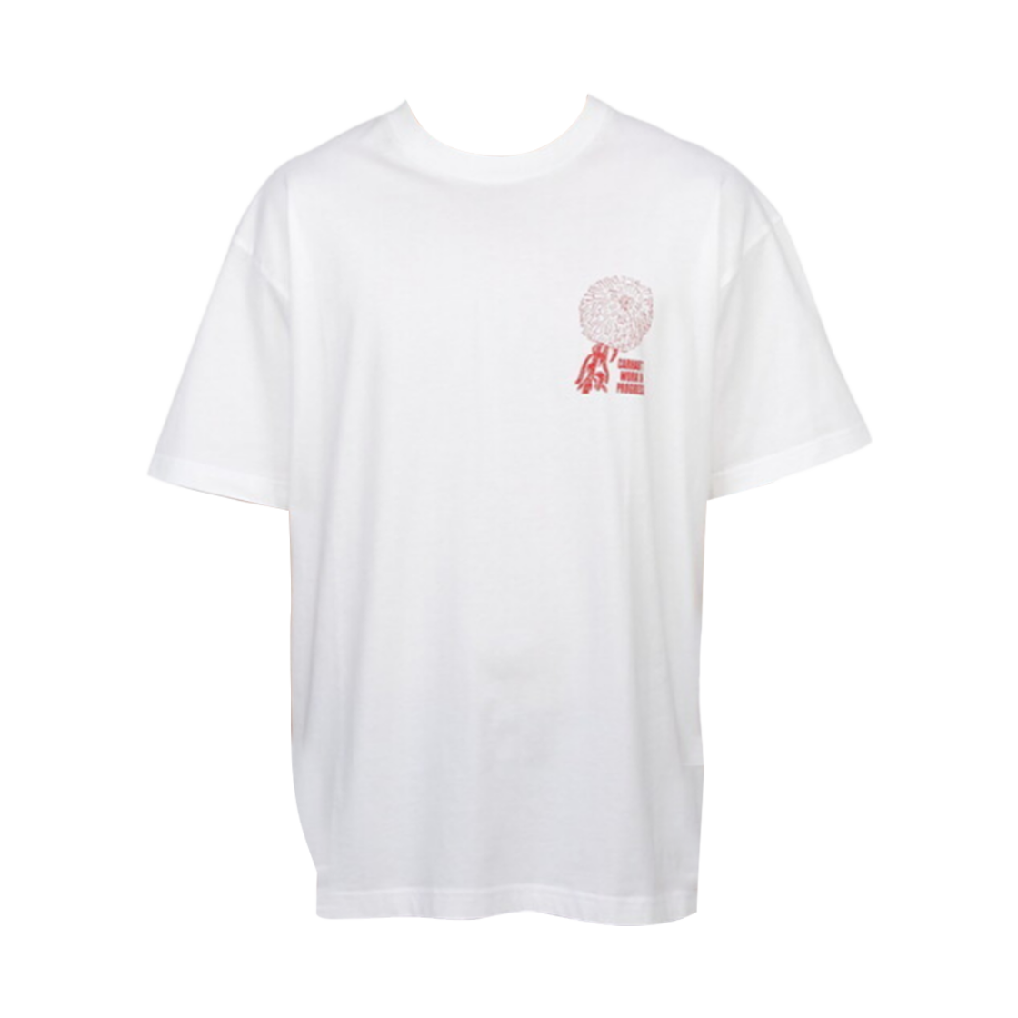 I033970-02-XX Carhartt WIP Chrysanthemum T-Shirt White - 대표 이미지 #1
