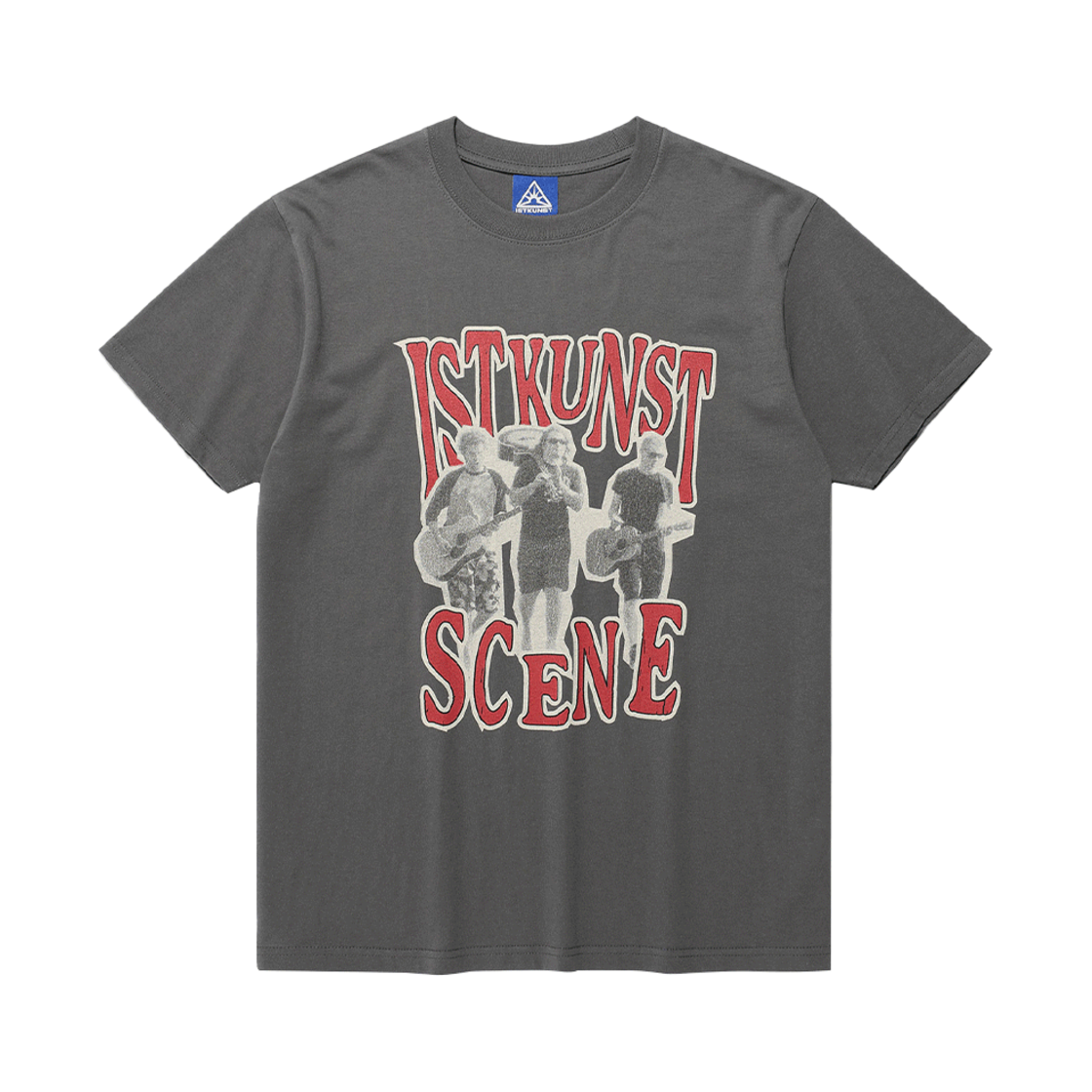 이스트쿤스트 씬 밴드 티셔츠 차콜(ISTKUNST Scene Band Tee Charcoal)