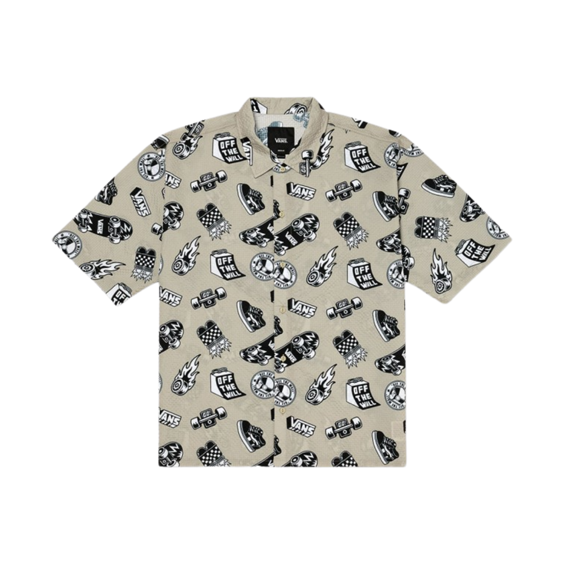 VN000RA8FGR1 Vans x Space Molly Short Sleeve Shirt Grey