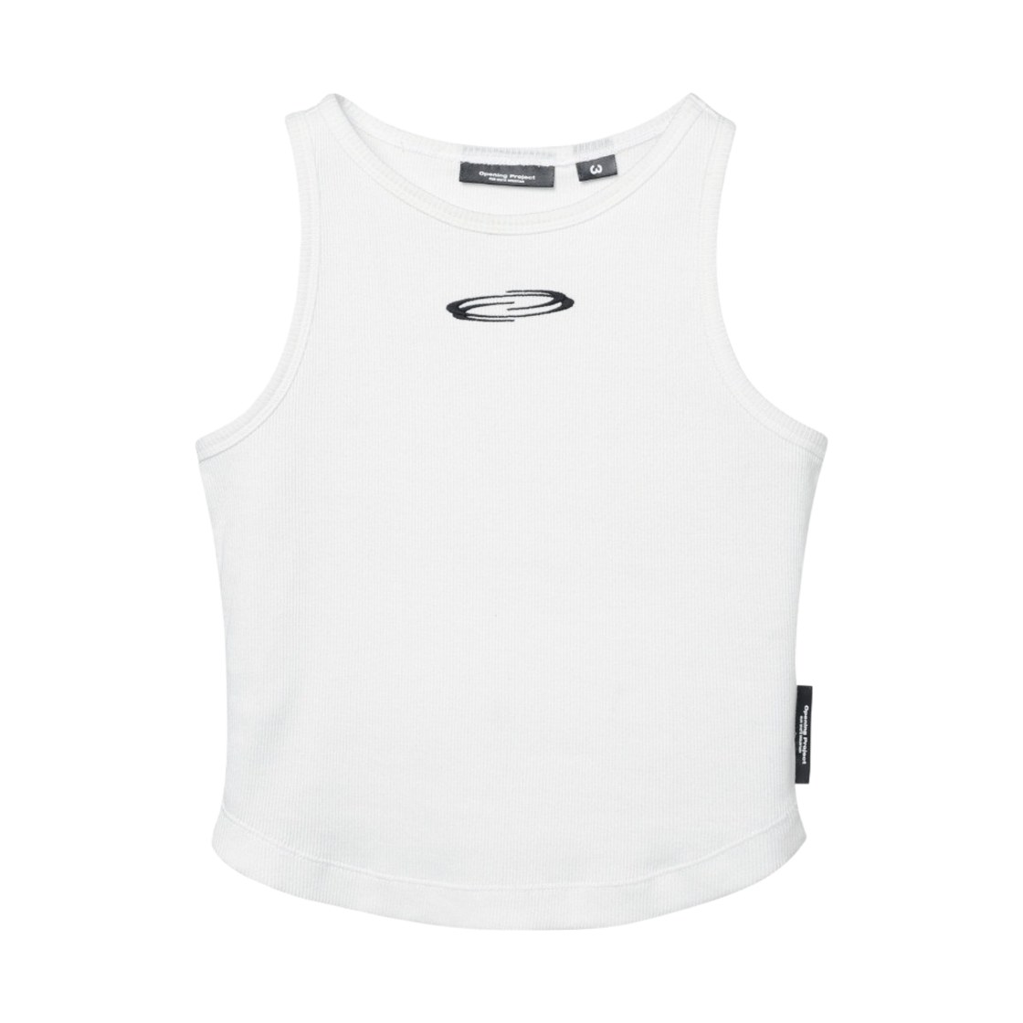 오프닝프로젝트 여성 심볼 탱크탑 화이트