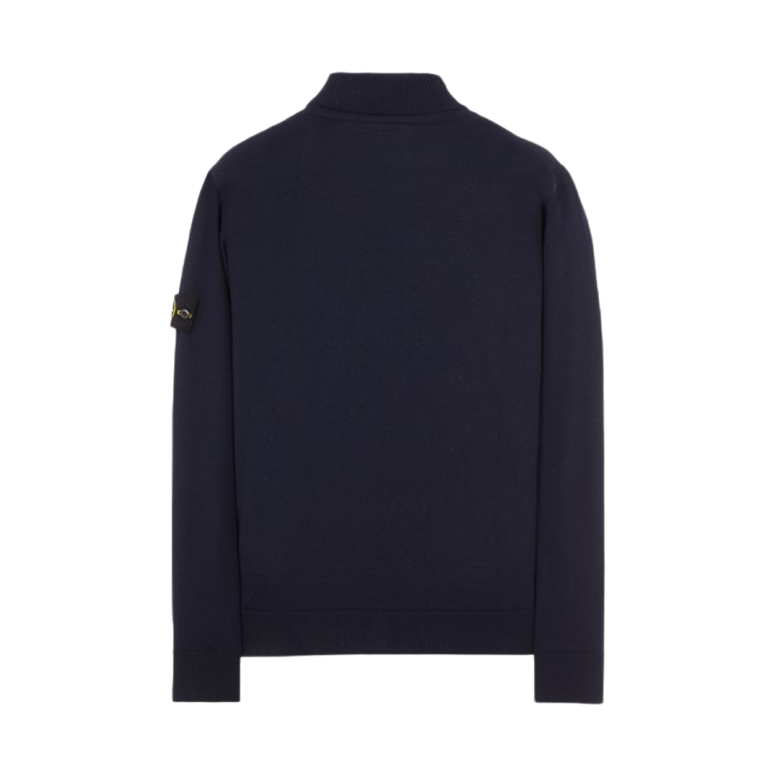 스톤 아일랜드 525C4 퓨어 라이트 울 폴로 넥 니트 네이비 블루 - 22FW(Stone Island 525C4 Pure Light Wool Polo Neck Knit Navy Blue - 22FW) - 2