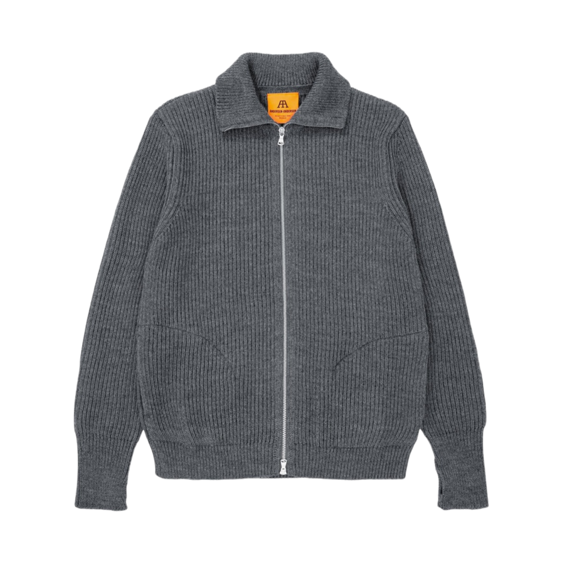 안데르센 안데르센 네이비 풀 집 포켓 그레이(Andersen Andersen Navy Full Zip Pockets Grey)