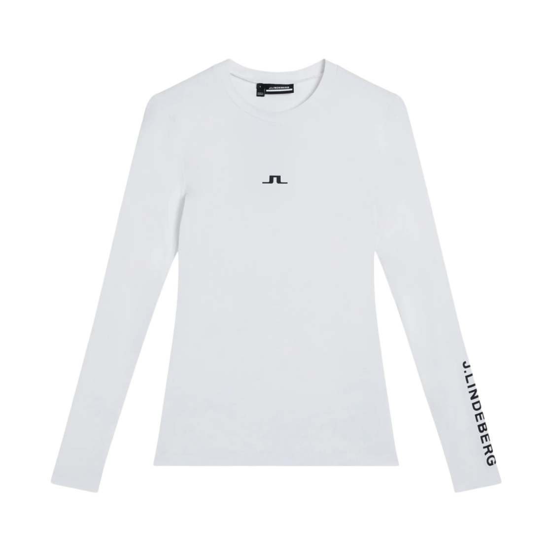(W) 제이린드버그 테클라 크루넥 탑 화이트((W) J.Lindeberg Tekla Crew Neck Top White) - 1