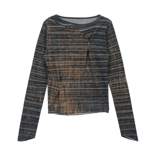 베이컨트 아카이브 라비 레이어드 롱 슬리브 카키 | VACANT