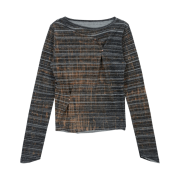 Vacant Archive Bian Boatneck Long Sleeve Brown