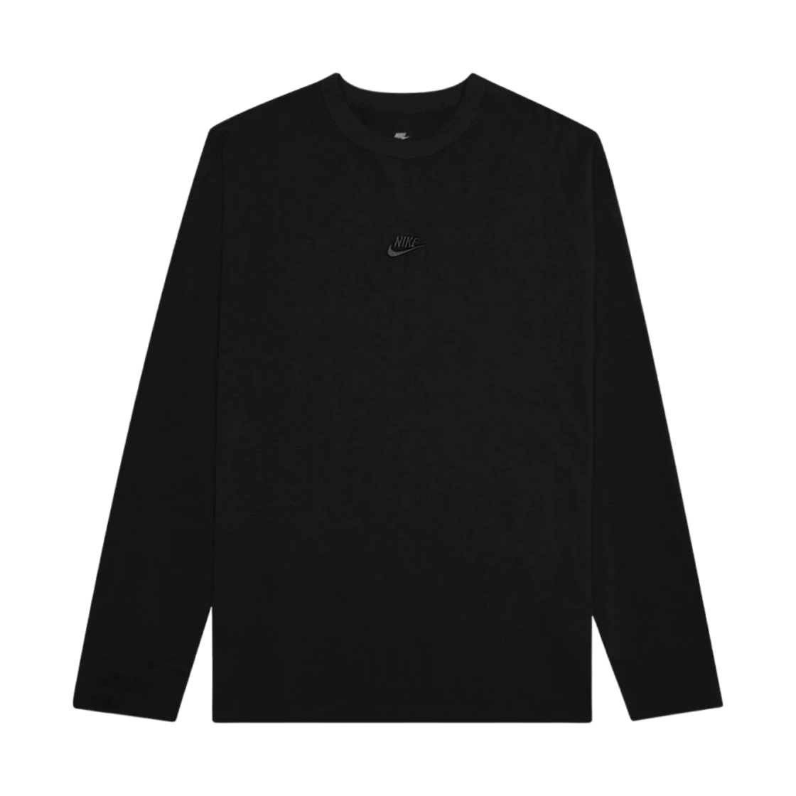 나이키 NSW 프리미엄 에센셜 롱슬리브 티셔츠 블랙 - US/EU(Nike NSW Premium Essential Long Sleeve T-Shirt Black - US/EU) - 1