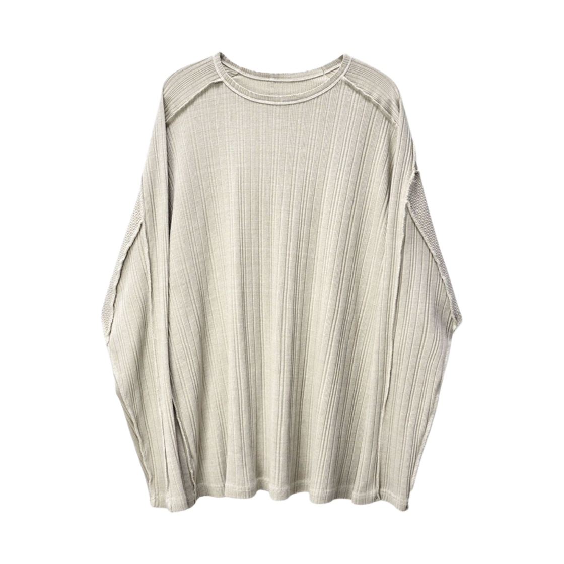 이그노타 코어:8 워시드 롱 슬리브 티셔츠 라이트 베이지