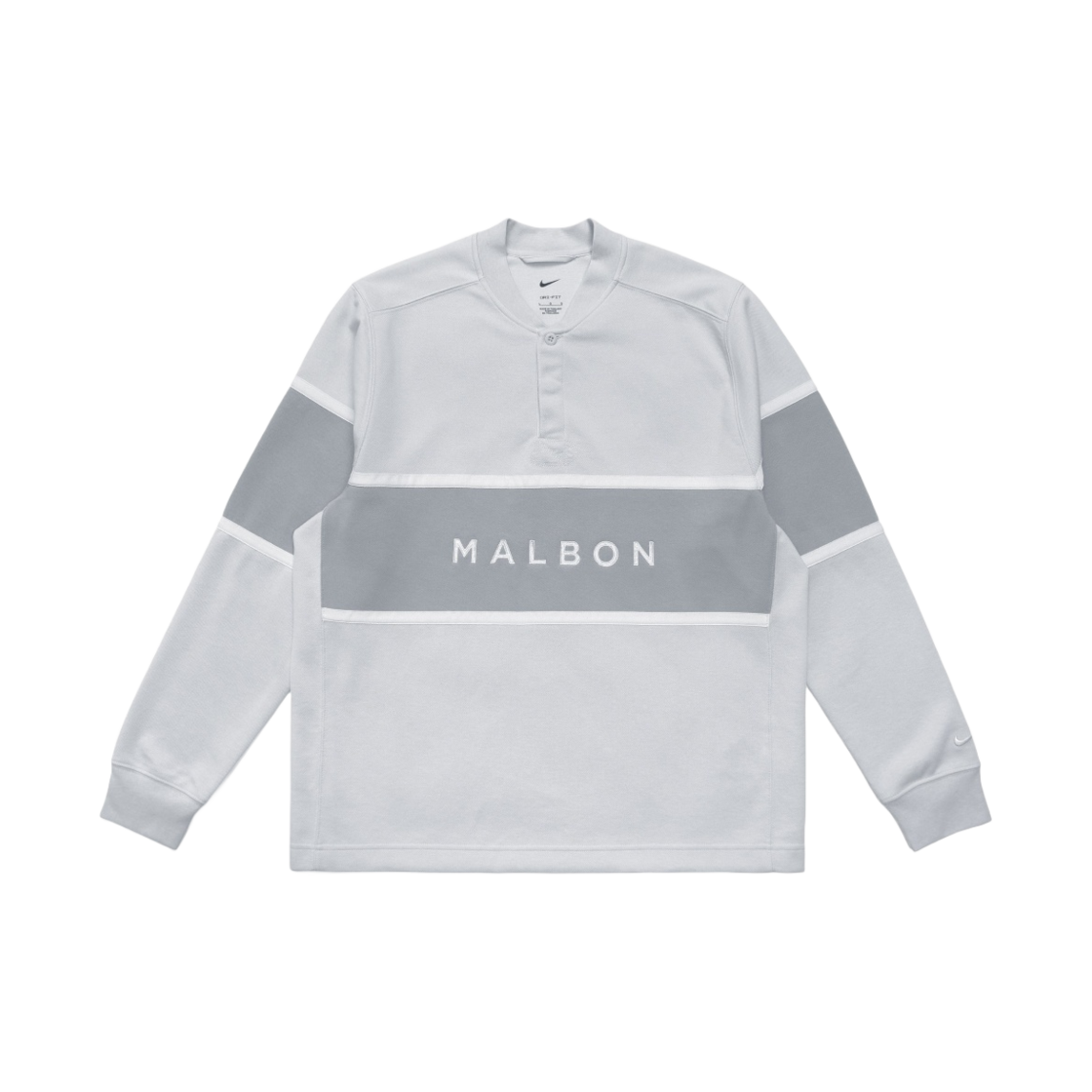 말본 골프 x 나이키 드라이핏 NGC 롱슬리브 탑 라이트 스모크 그레이(Malbon Golf x Nike Dri-Fit NGC Long Sleeve Top Light Smoke Grey) - 1