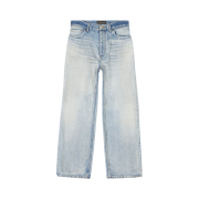 (W) Balenciaga Ankle Cut Jeans Light Blue