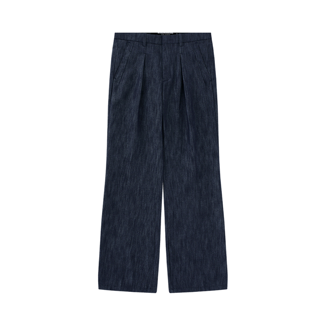 FW23PDP084DB Hongwoosung 2tucks Denim Bootscut Pants Deep Blue
