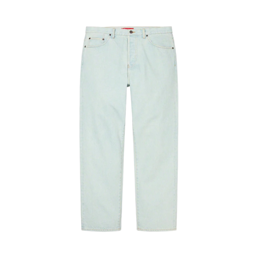 Supreme Regular Jean Washed Blue - 22FW