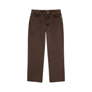 Stussy Classic Washed Canvas Pants Brown