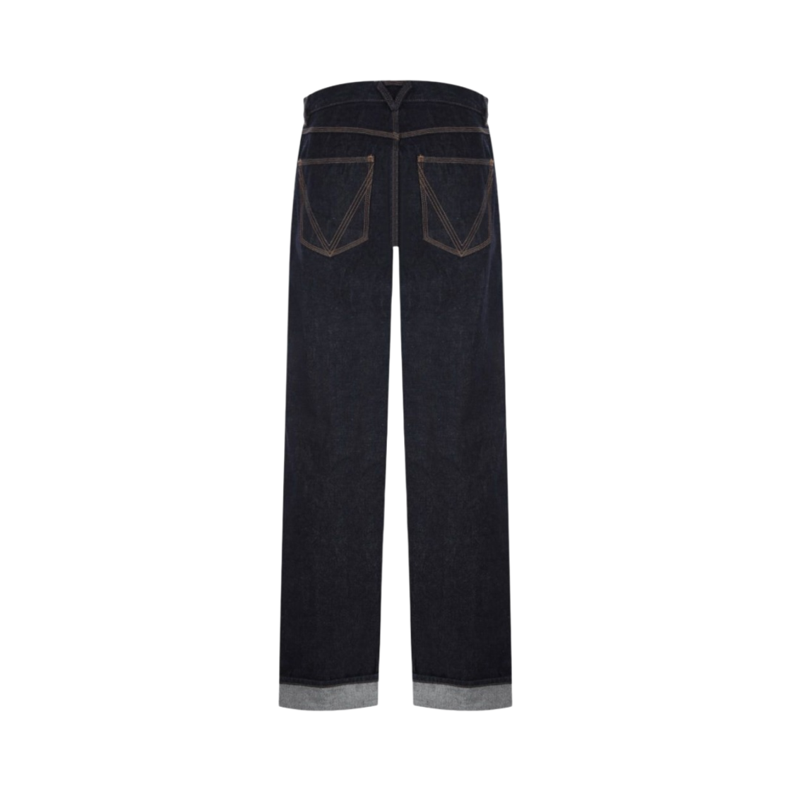 (W) 보테가 베네타 셀비지 트라우저 데님 인디고((W) Bottega Veneta Trousers Denim with Selvedge Indigo) - 2