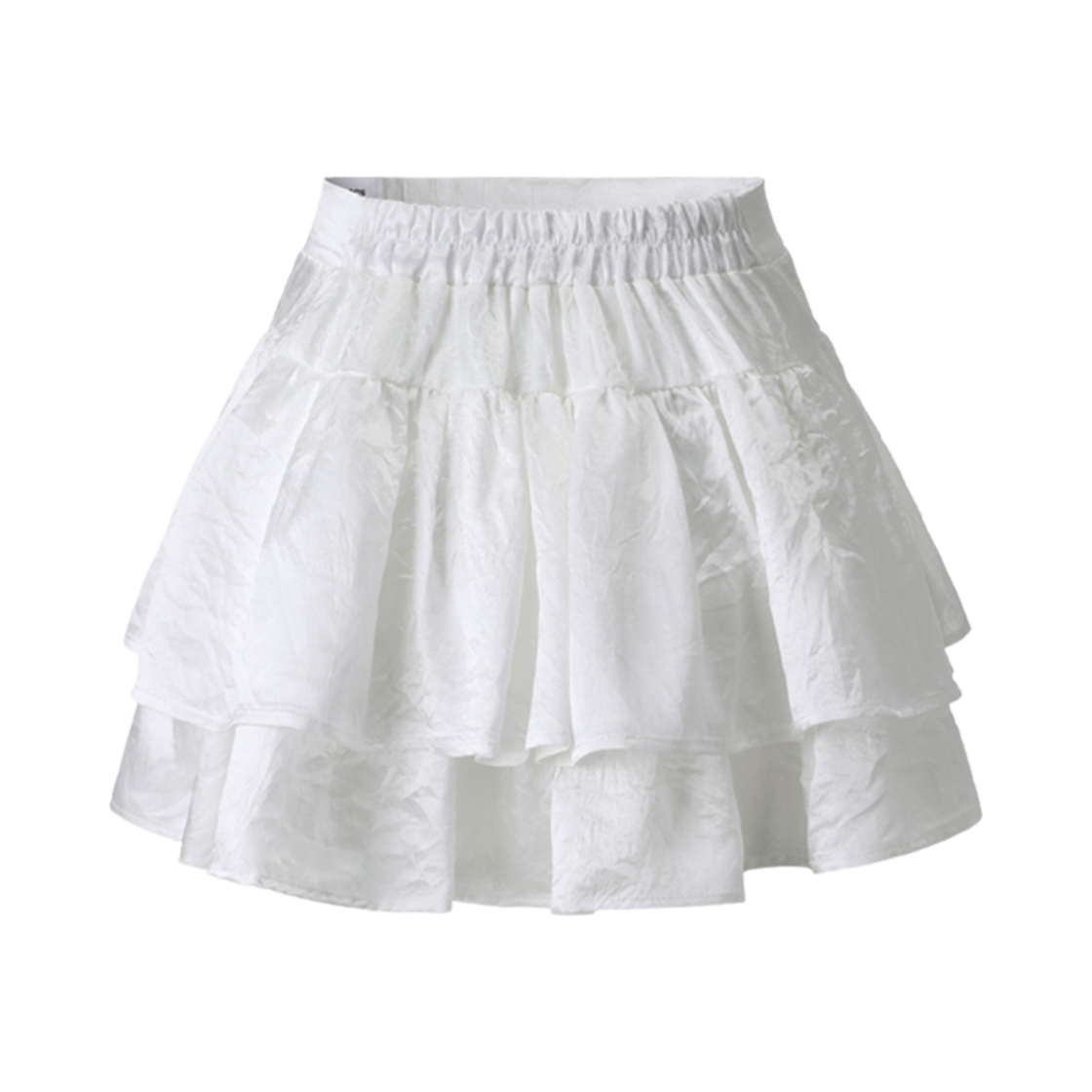 (W) 쓰리타임즈 발레리나 스커트 화이트((W) Threetimes Ballerina Skirt White) - 2