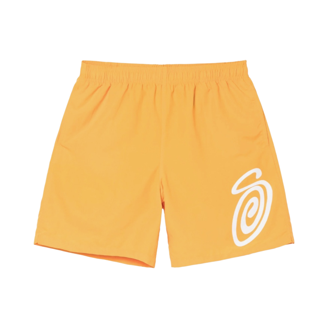 113147 Stussy Curly S Water Shorts Tangerine - 대표 이미지 #1