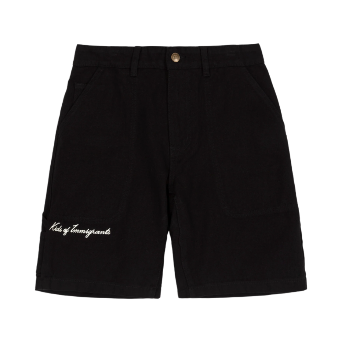 키즈 오브 이미그랜트 KOI 워크 캔버스 쇼츠 블랙(Kids Of Immigrants KOI Work Canvas Shorts Black)