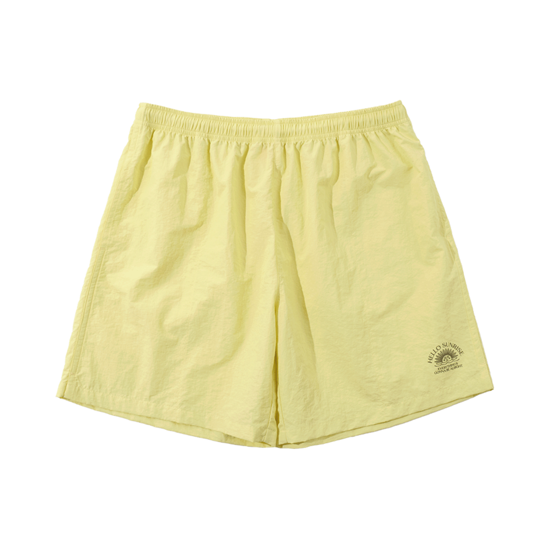헬로선라이즈 워터 쇼츠 레몬 옐로우(Hello Sunrise Water Shorts Lemon Yellow)