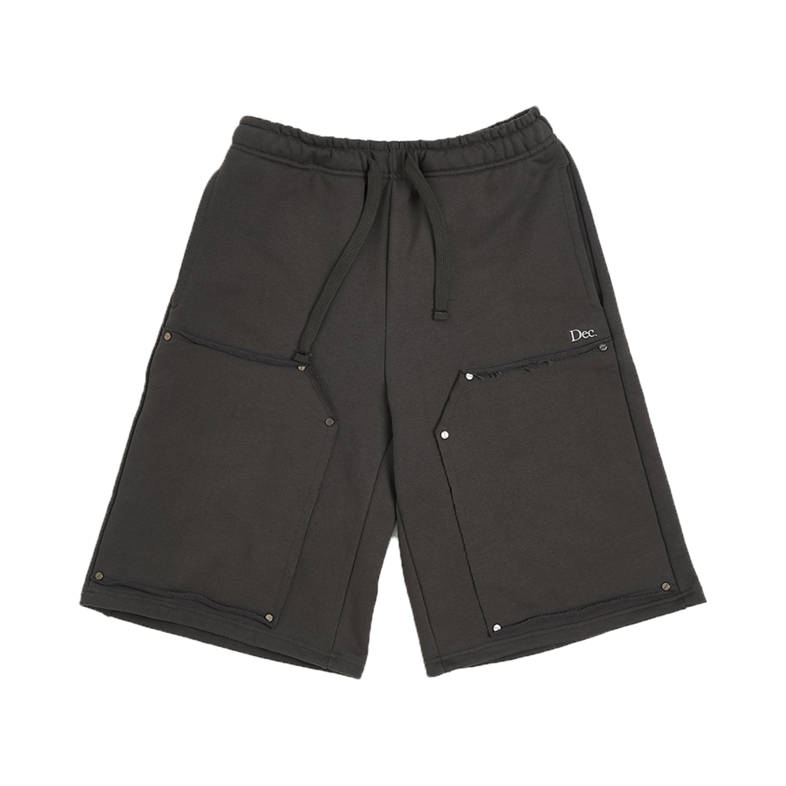 D2402B03 December Ten Bermuda Carpenter Sweatpants Charcoal