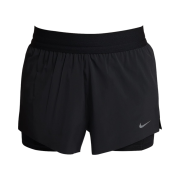 (W) Nike Swift Dri-Fit Mid Rise 2-In-1 Running Shorts Black