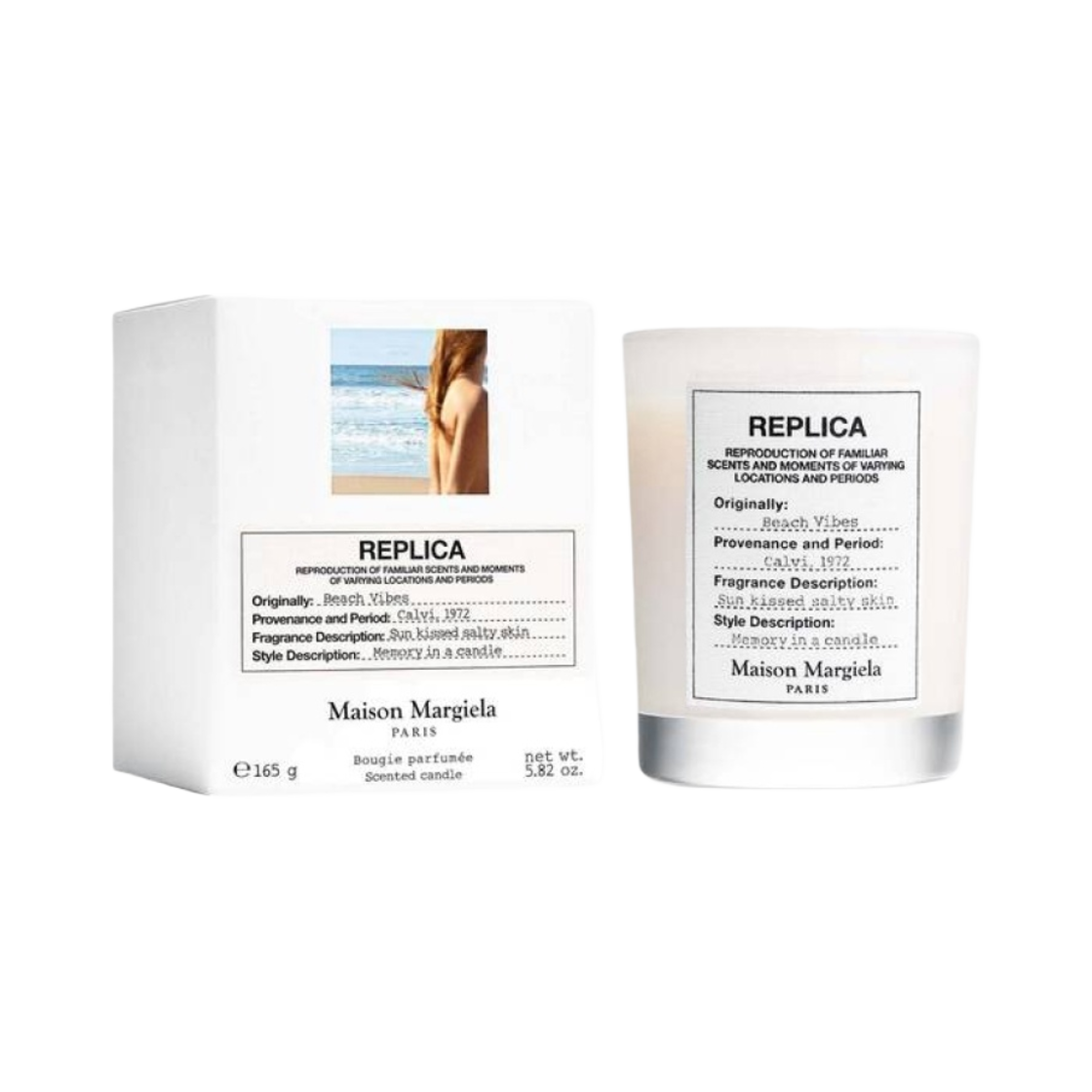 메종 마르지엘라 비치 바이브 센티드 캔들 165g (국내 정식 발매 제품)(Maison Margiela Replica Beach Vibes Scented Candle 165g (Korean Ver.))