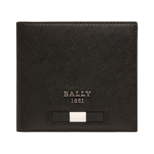 Bally Brasai Recycled Leather Wallet Black