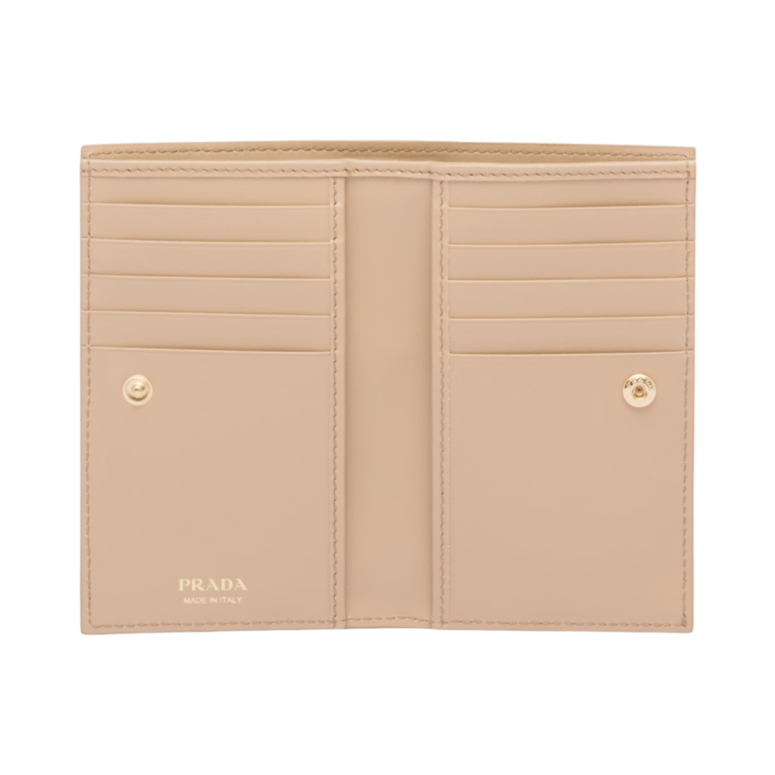 프라다 스몰 레더 월렛 샌드 베이지(Prada Small Leather Wallet Sand Beige) - 2