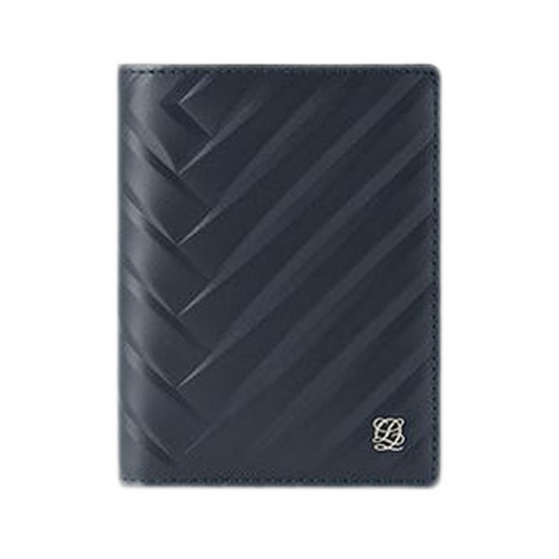LLSR1FM02MG5NA0171 Louis Quatorze L-Quilting Leather Bi-Fold Medium Wallet Navy