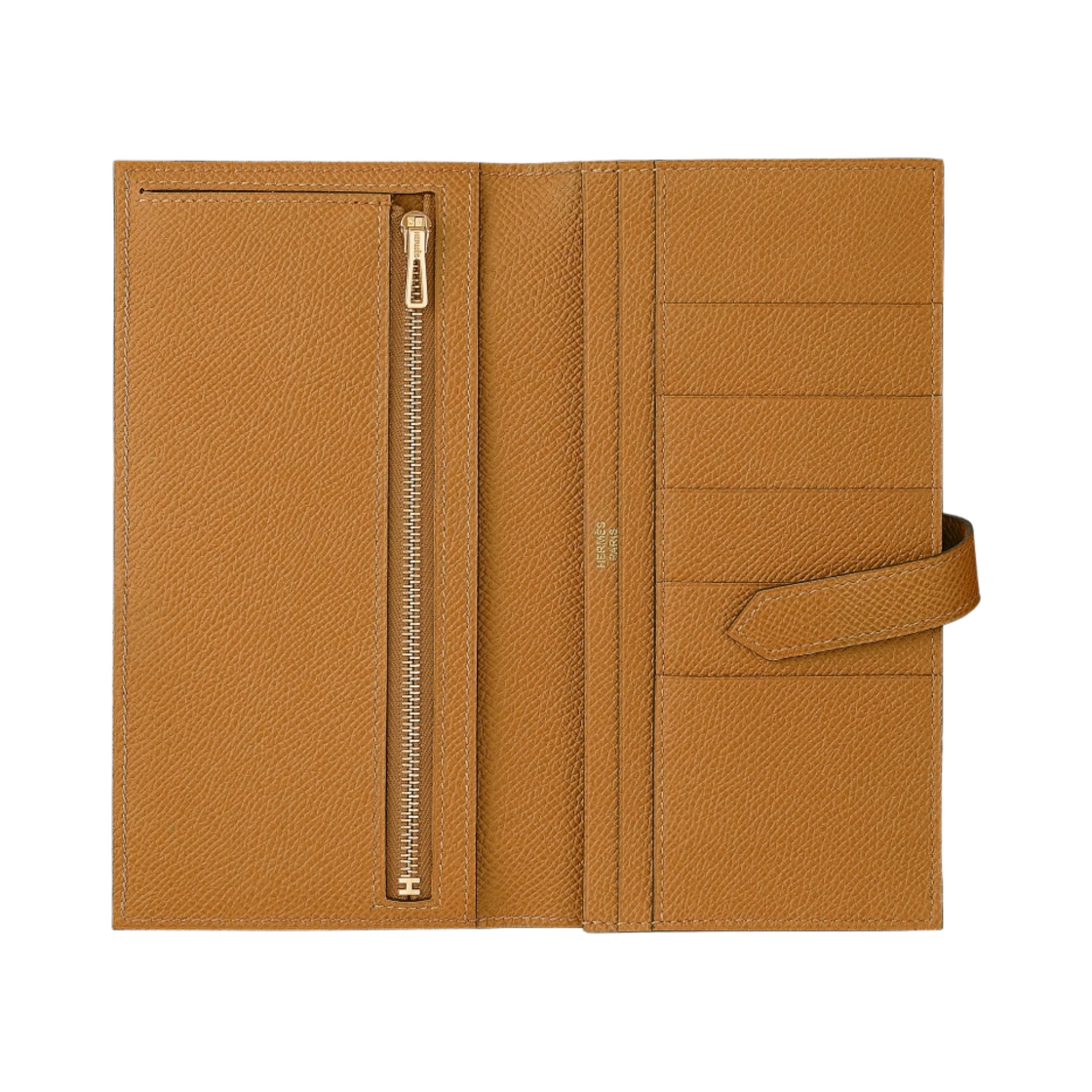 에르메스 베안 장지갑 앱송 & 골드 하드웨어 세잠(Hermes Bearn Wallet Epsom & Gold Sesame) - 2
