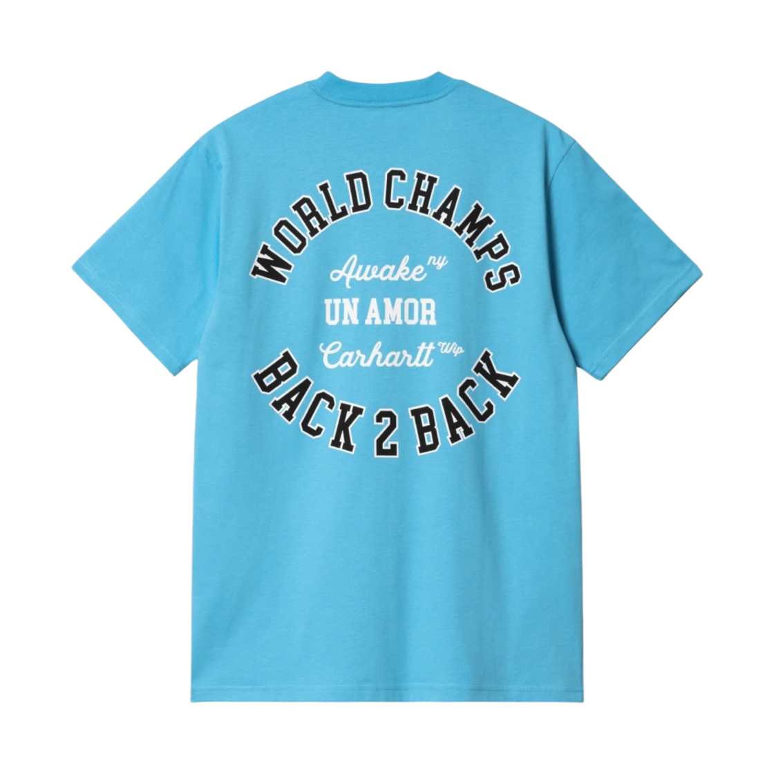 칼하트 WIP x 어웨이크 NY 포켓 티셔츠 블루(Carhartt WIP x Awake NY Pocket T-Shirt Blue)