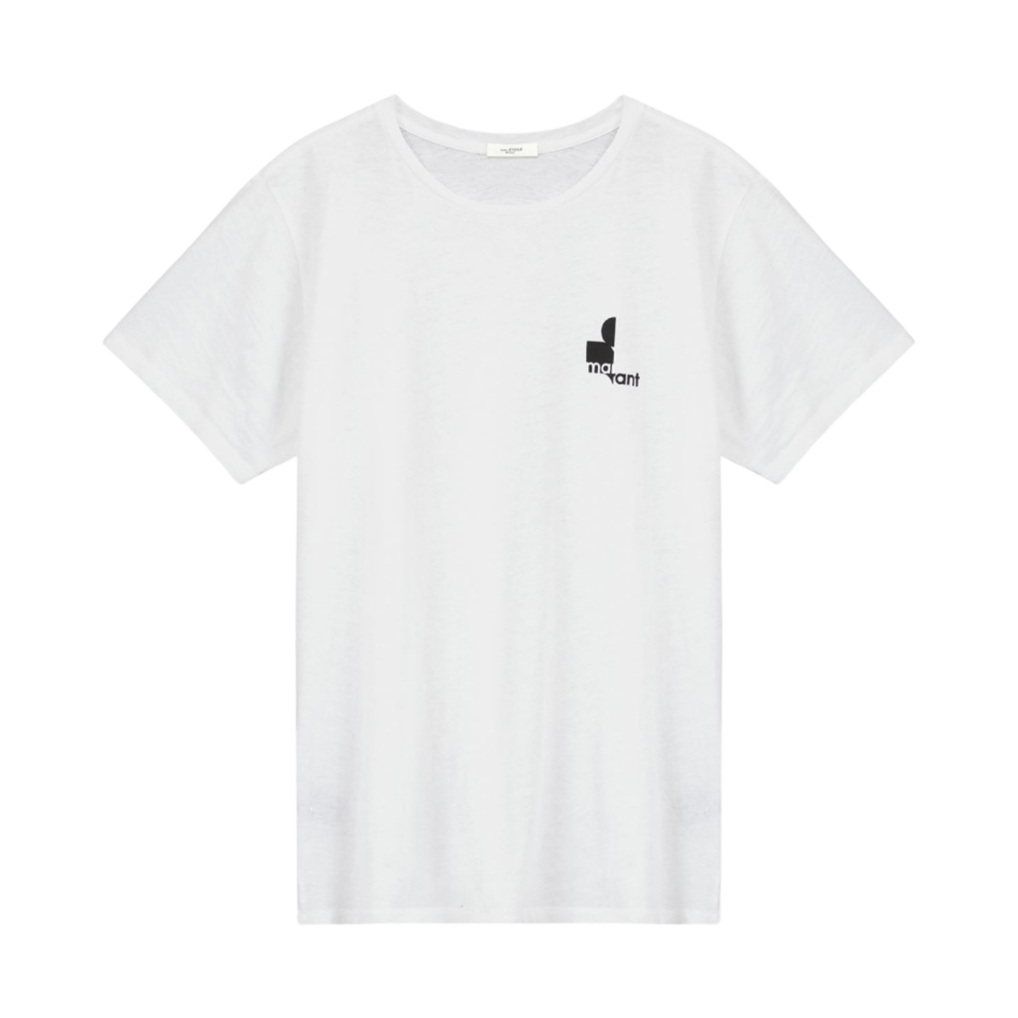이자벨 마랑 자페르 코튼 로고 티셔츠 화이트 - 23SS(Isabel Marant Zafferh Cotton Logo T-Shirt White- 23SS) - 1
