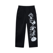 Stussy Airbrush Icon Beach Pants Black