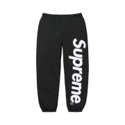 Supreme Satin Applique Sweatpants Black - 24FW