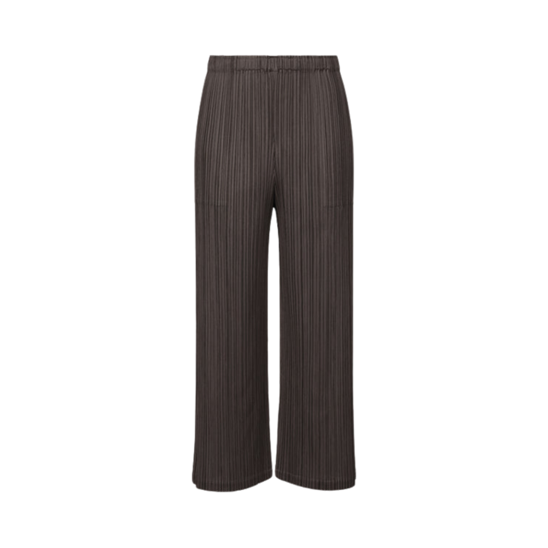 PP48-JF163-48 (W) Pleats Please Issey Miyake MC December Trousers Black Brown